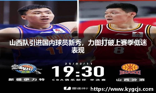 山西队引进国内球员新秀，力图打破上赛季低迷表现